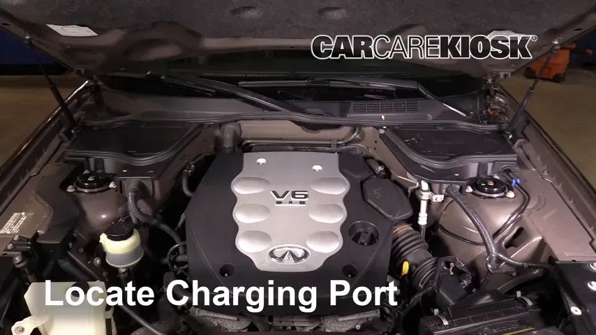 2005 Infiniti FX35 3.5L V6 Air Conditioner Recharge Freon